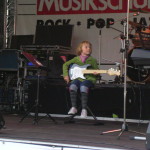Clara beim Rolandfest 2009 auf der Bühne der Musikerfabrik Frank Wedel am Sperlingsberg