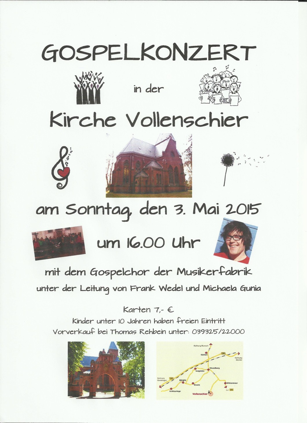 Konzertplakat Vollenschier