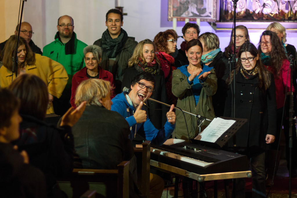 Singen mit Frank Wedel im Pop und Gospelchor