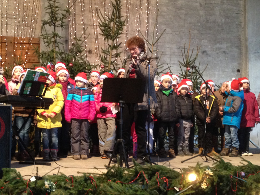 Musikschule Musikerfabrik beim Stendaler Weihnachtsmarkt