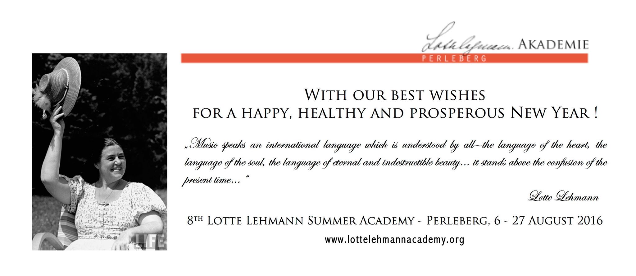 Lotte-Lehmann-Akademie in Perlenberg 2016