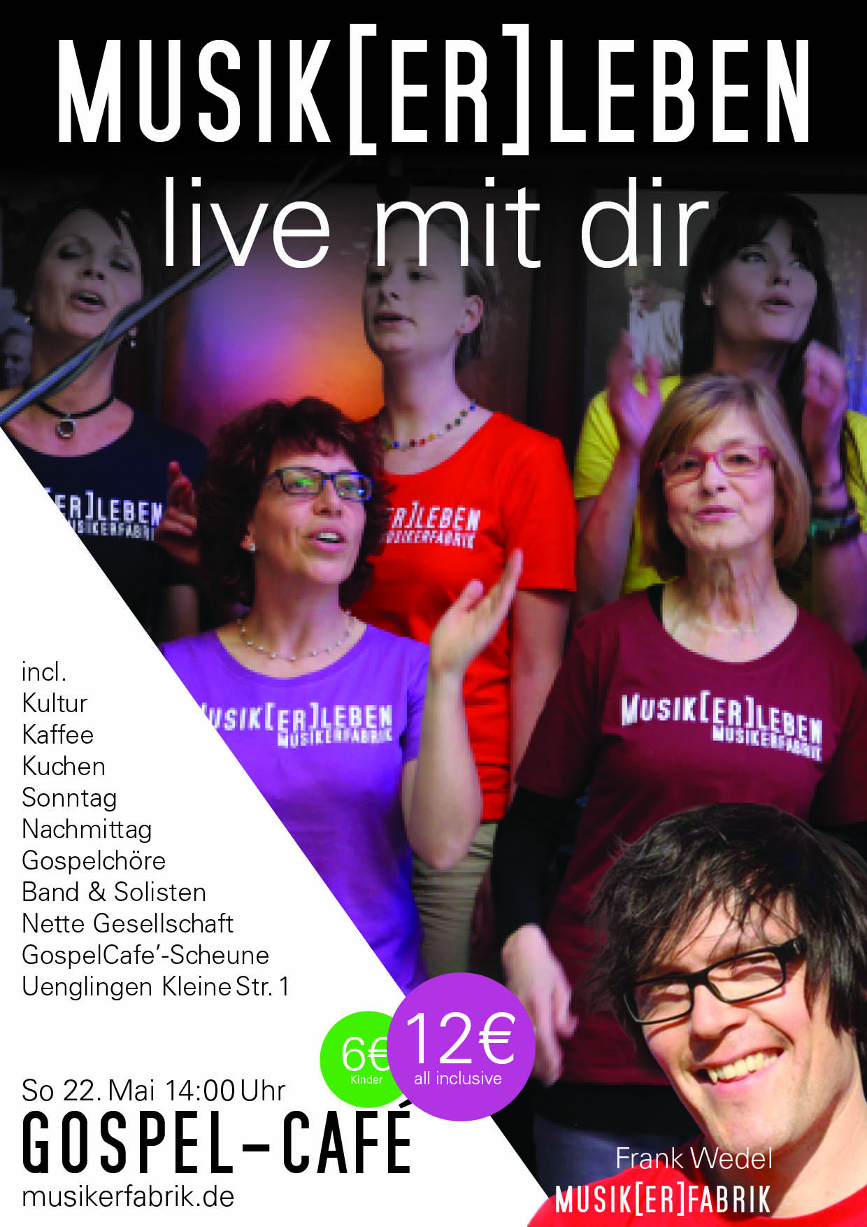 Gospel-Cafe' mit Frank Wedel, Chören und Band